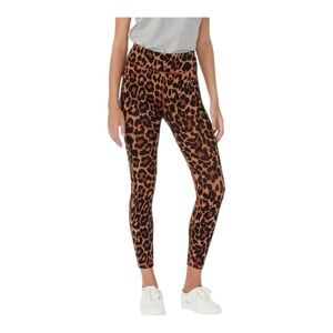 J.CREW WOMEN'S LEOPARD PRINT HIGH RISE STRETCH LEGGINGS‎ Size Small